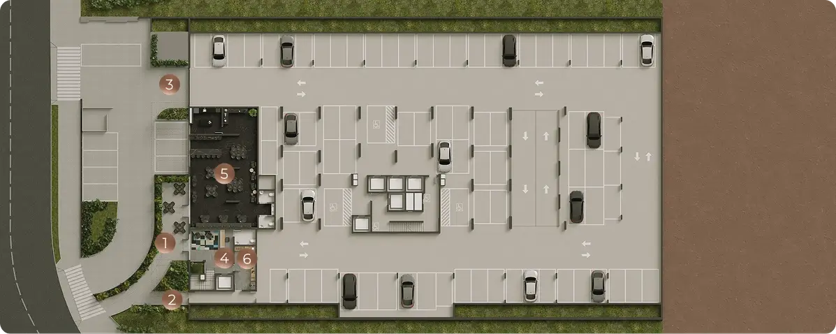 Implatação Estacionamento